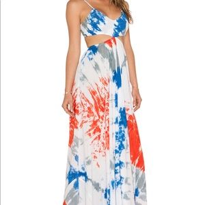 INDAH innocence cutaway maxi dress